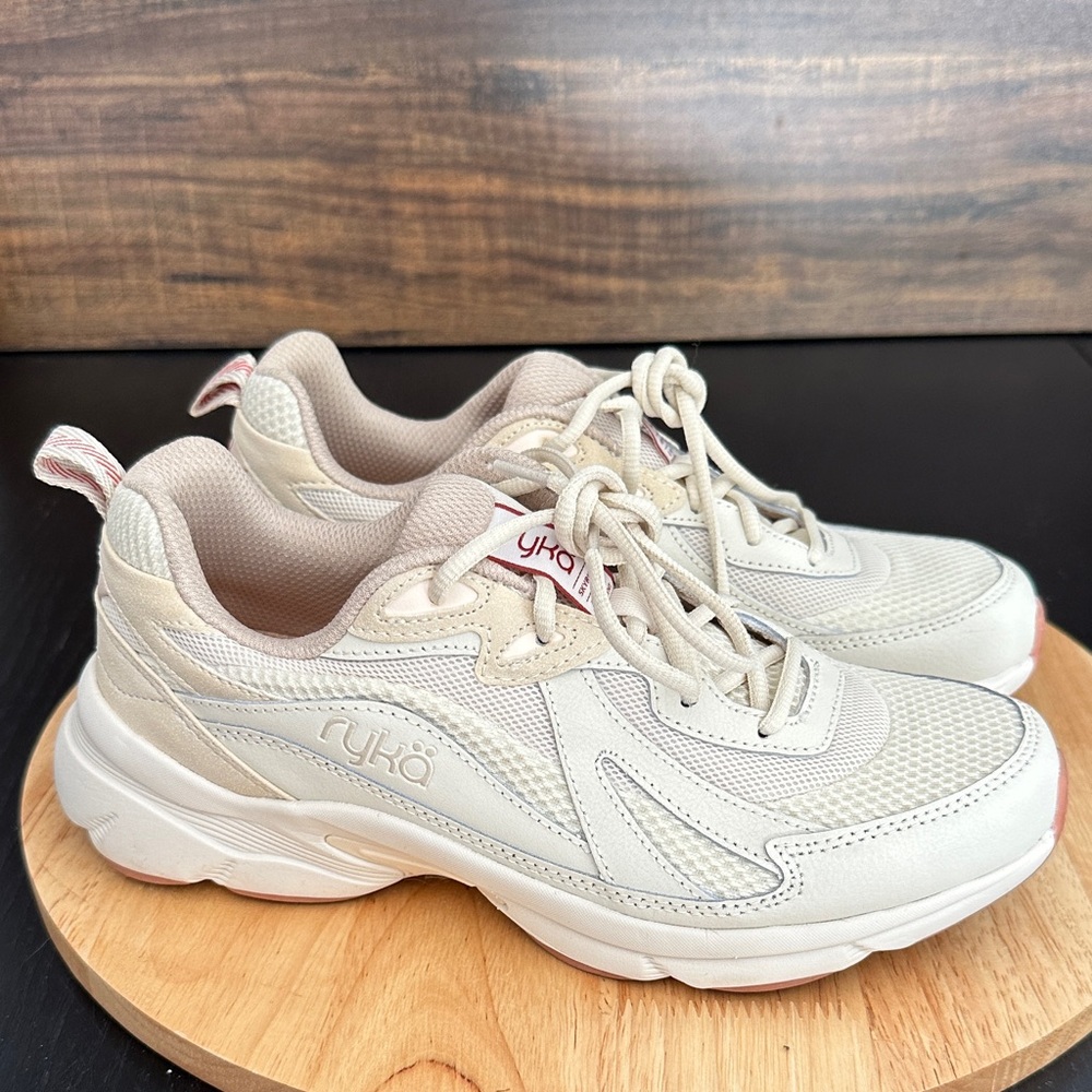 Ryka Water-Repellent Lace-Up Walking Sneaker - Skyrise